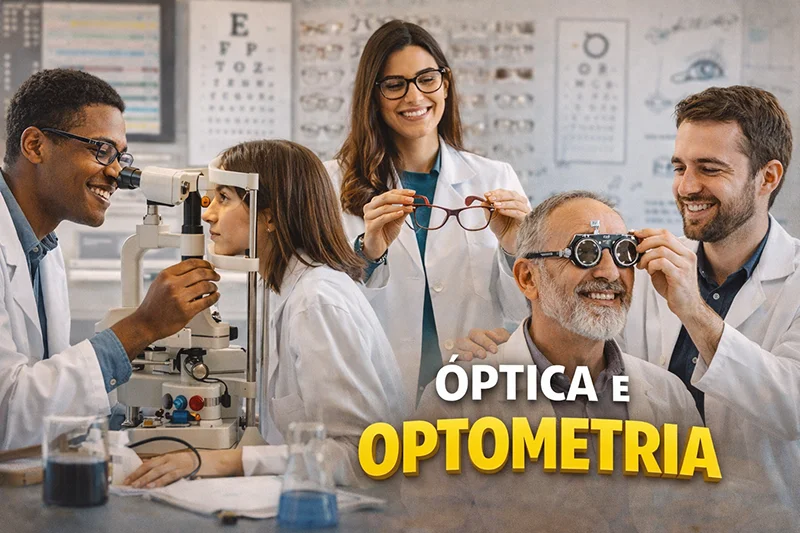 Óptica e Optometria em Curitiba: o que observar na formação antes de escolher onde estudar